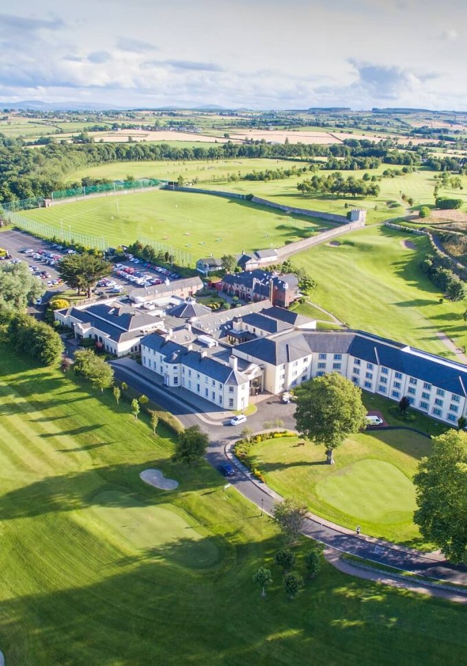 Roe valley resort aerial view www.roevalleyresort.com