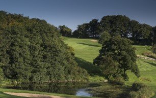 Roe valley z green over pond   custom www.roevalleyresort.com